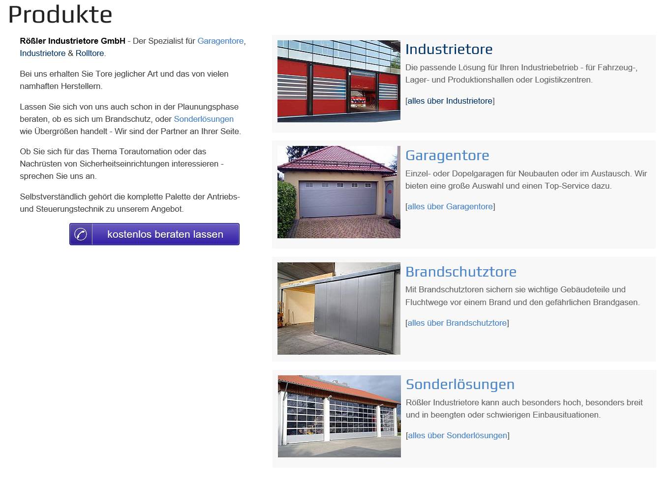 Qualifizierte Tor Produkte aus Ihrer Region